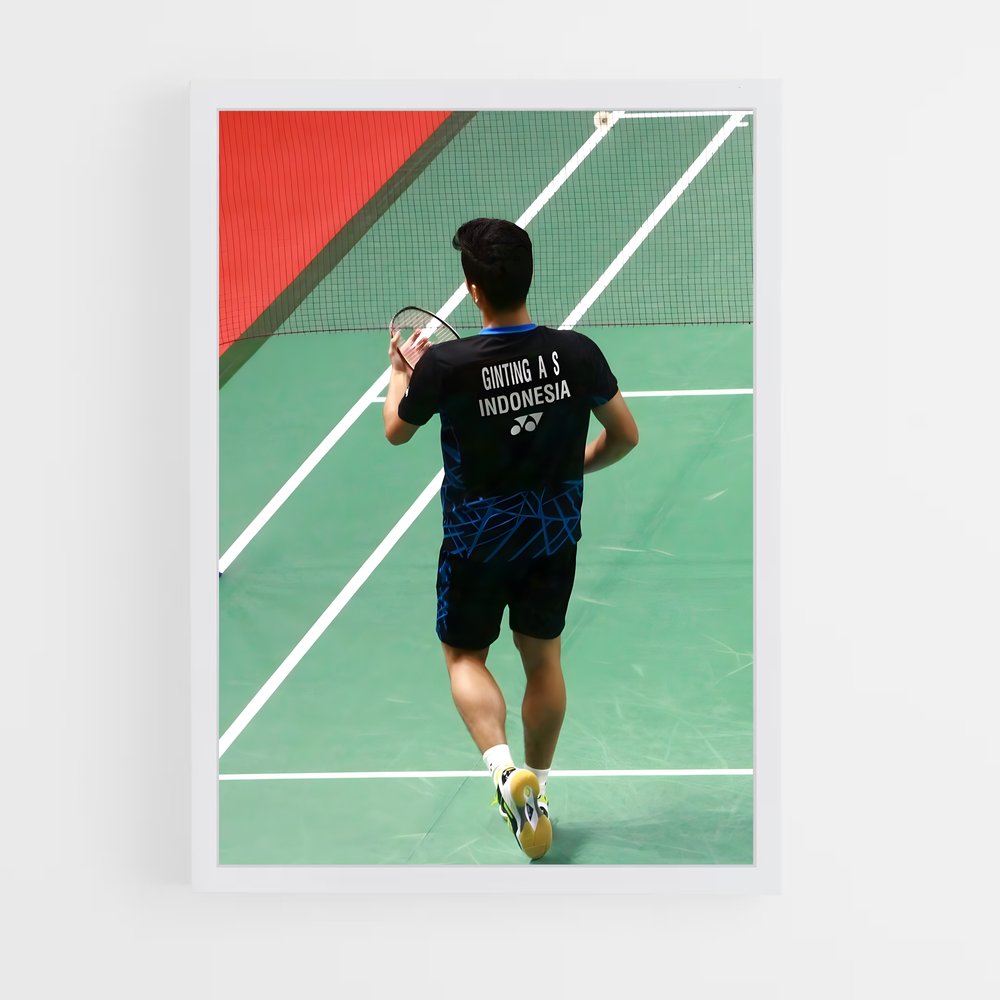 Poster Serve Ace – affiche Badminton (vue 3)